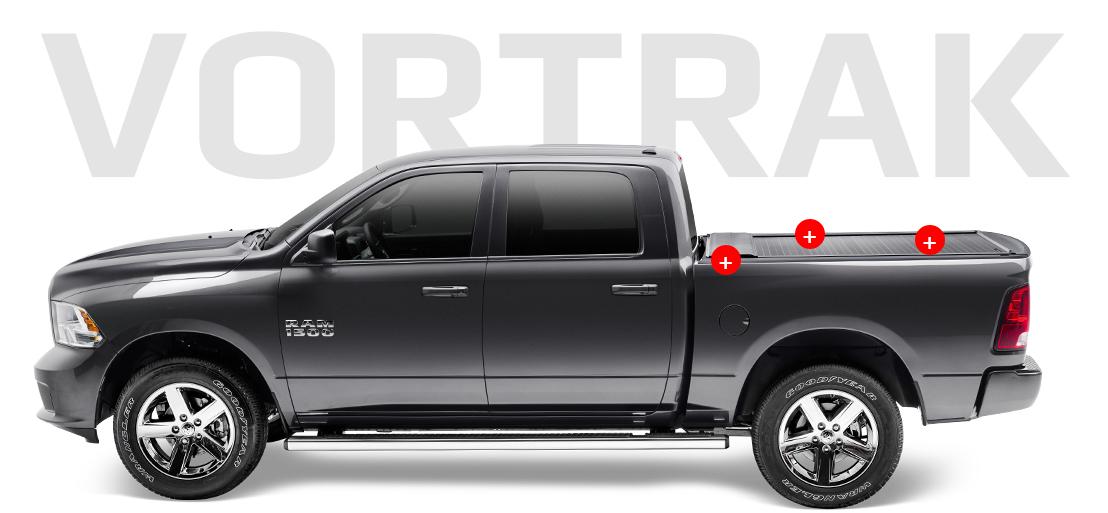 Roll Bak Vortrak Retractable Tonneau Cover 1375 00 Installed Ishler S Truck Caps